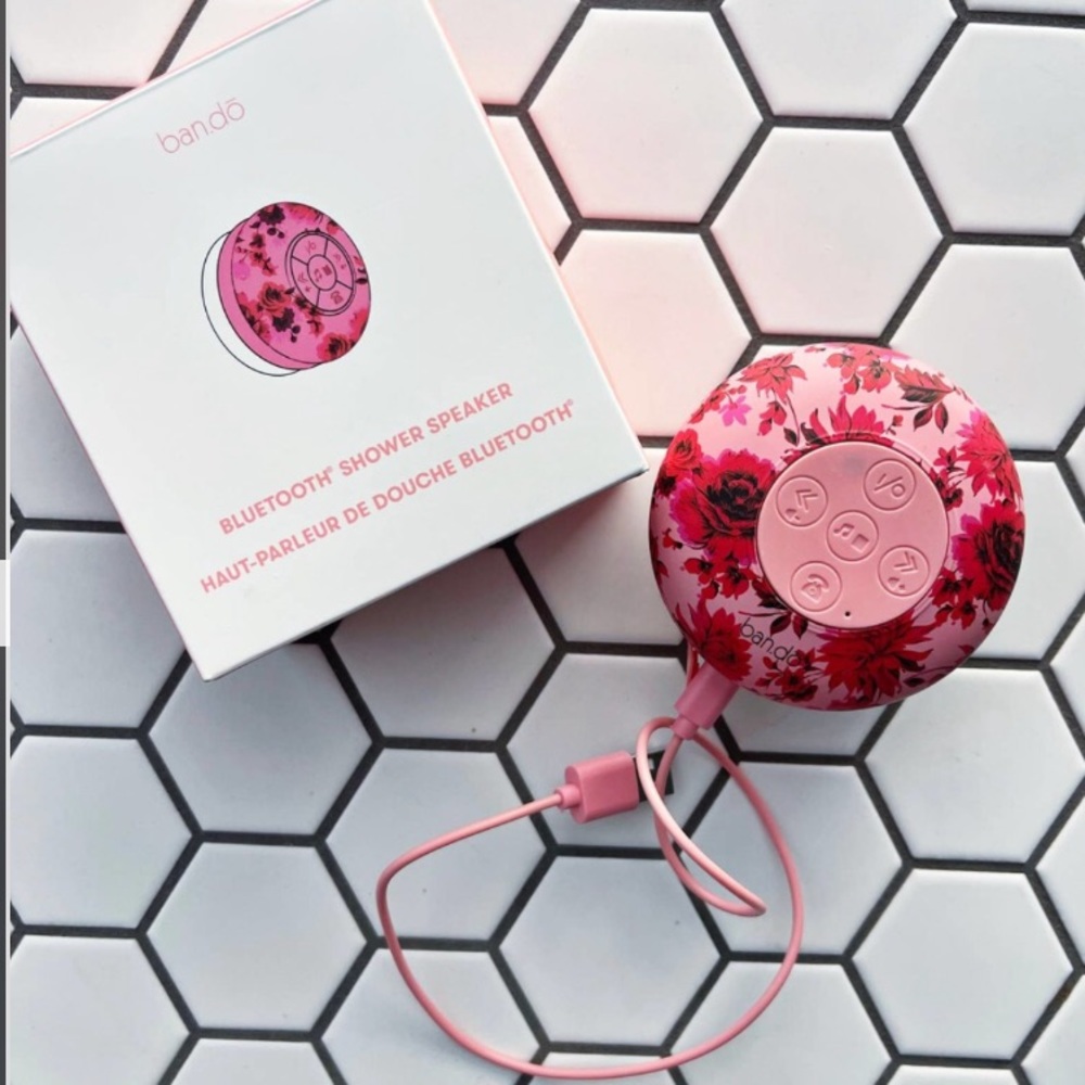 Bando Bluetooth Portable Floral Shower Speaker